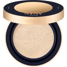 Skygo Mıssha Uzun Süre Kalıcı, Yüksek Kapatıcılık Sağlayan CUSHIONSPF40++15G Stay Cushion (NO.21N