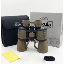 Özgürce 20X50 Geniş Ön Mercekli El Dürbünü, Çöl Rengi, 1000M/56M Görüş Mesafesi