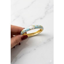 Tılsım Accesories Mineli Çocuk Kelepçe Bileklik Mavi 5cm