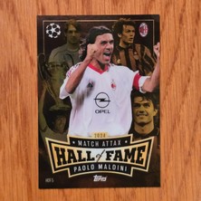 Panini Topps Paolo Maldini Hall Of Fame Oyun Kartı Hof5