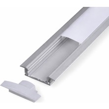 Cata Sıva altı alüminyum LED profil Kanal 11x14mm 1 metre aydınlatma şerit kanalı armatür linear ışık kare kasa
