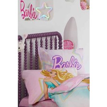 Taç Zorluteks Out Barbie Desenli 2 Adet % 100 Pamuk Kumaş Yastık Kılıfı 50X70 cm