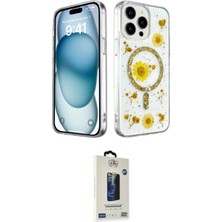 Elektronikçim Ieg™ iPhone 15 Pro Max Kılıf Kozmos Doku - Siyah Bilvis Hayalet Cam Ekran Koruyucu ELK-34863