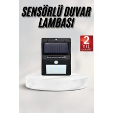 TKÇ Bahçe Aydınlatması Güneş Enerjili LED Işık Lamba Sensörlü Dekoratif