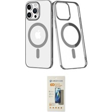 Elektronikçim Ieg™ iPhone 14 Pro Max Kılıf Yörünge Minimal - Siyah 6d Mat Seramik Hayalet Nano Ekran Koruyuc