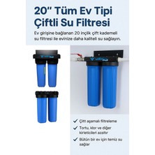 Watalina 20” Endüstriyel Çiftli Su Filtresi – Maksimum Koruma ve Temizlik