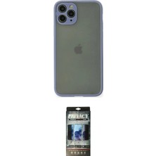 Elektronikçim Ieg™ iPhone 11 Pro Kılıf Ahenk Çizgi Serisi - Siyah 34D Hayalet Izgaralı Cam ELK-34863