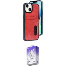 Elektronikçim Ieg™ iPhone 14 Kılıf Yörünge Işık Serisi - Siyah Bilvis 5in1 3D Magic Cam Ekran Koruyucu Elk