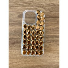 Case Collection Iphone 15 Uyumlu Kristal Taşlı Slikon Kılıf (Handmade)