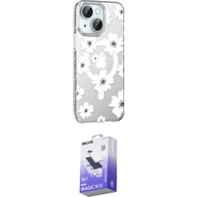 Elektronikçim Ieg™ iPhone 14 Kılıf Yörünge Işık Prime - Siyah Bilvis 5in1 5d Magic Hayalet Cam Ekran Koruy