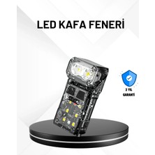 TKÇ Sensörlü LED Kafa Feneri Şarj Edilebilir Manyetik Eller Serbest