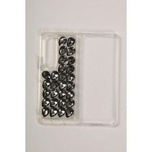 Case Collection Galaxy Z Fold 4 Uyumlu Taşlı Kılıf