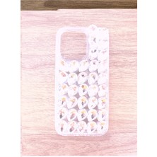 Case Collection Iphone 14 Promax Uyumlu Slikon Kristal Taşlı Kılıf (Handmade)