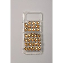 Case Collection Samsung Galaxy Z Filip 3 Taşlı Kılıf