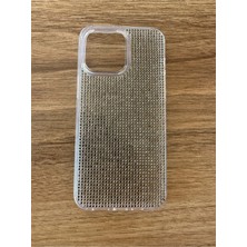 Case Collection Iphone 15 Pro Uyumlu Diadmond Taşlı Slikon Kılıf (Handmade)