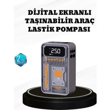 TKÇ 150 Psı Kablosuz Şarjlı Hava Pompası – LED Ekranlı ve Otomatik Kapanma Özellikli