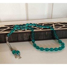 Ateş Kehribar Tesbih, Harfli Kişiye Özel Seri, Sıkma Kehribar Tesbih, Tespih Usta Işi Gümüş Kaplama