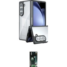 Elektronikçim Ieg™ Galaxy Z Fold 5 Kılıf Kozmos Klasik - Şeffaf 360 Fold Full Body ELK-34863