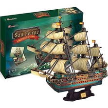 Bucuks Mey Ithalat®  The Spanish Armada San Felipe 3D Puzzle