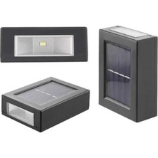 TKÇ Dekoratif Duvar Lambası Solar Güneş Enerjili Bahçe Aydınlatması