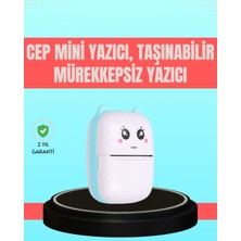 TKÇ Bluetooth Bağlantılı Mini Termal Yazıcı Öğrenci ve Ofis Için