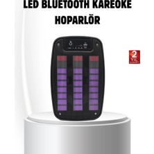 6.5” LED Işıklı Gts 1793 Bluetooth Hoparlör Güçlü Bass ve Fm Destekli Midastech