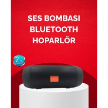 TKÇ Bluetooth Hoparlör 20W Bass Güçlü Ses USB Flash Aux Destekli