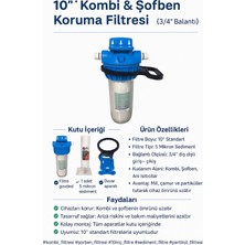 Watalina 10” Kombi & Şofben Koruma Filtresi