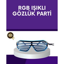 TKÇ LED Işıklı Parti Gözlüğü Renkli Eğlence Aksesuarı