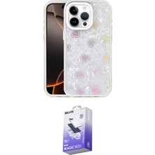 Elektronikçim Ieg™ iPhone 16 Pro Max Kılıf Odak Prime - Siyah Bilvis 5in1 5d Magic Hayalet Cam Ekran Koruyucu
