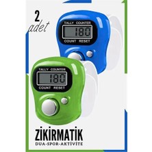 Bucuks Mey Ithalat® Zikirmatik Dijital Parmak Sayacı Sıfırlanabilir 5 Haneli LCD Ekran 2 Adet 721281