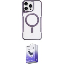 Elektronikçim Ieg™ iPhone 15 Pro Max Kılıf Yadigar Klasik Özel Seri - Siyah Bilvis 5in1 5d Magic Hayalet Cam