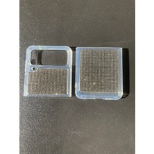 Case Collection Samsung Galaxy Z Filip 3 Uyumlu Diamonds Taşlı Kılıf