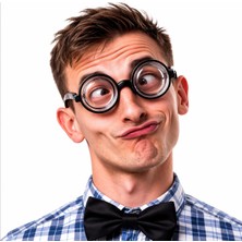 İsingir Shopping Komik Şişe Altlığı Gözlük - Absürt Şişe Dibi Tabanlı Komik Gözlük