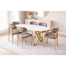 Oslo Yemek Masası Mutfak Masası 90X160 Lüx Masa(Sadece Masa)