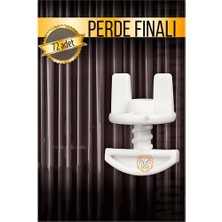 Bucuks Mey Ithalat® Perde Finali Perde Sonlandırıcı Stop Korniş Finali Sonu 72 Adet 721327