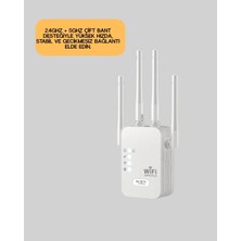 TKÇ Yüksek Hızlı Parazit Önleyici Wifi Repeater Router