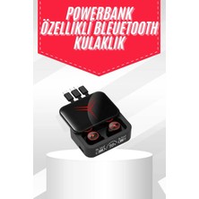 TKÇ Tws Powerbank Kutulu Dijital Göstergeli Bluetooth Kulaklık Kablosuz Kulakiçi Kulaklık