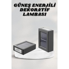 TKÇ Bahçe Aydınlatması Solar Güneş Enerjili Dekoratik LED Işıklı Lamba