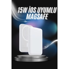 TKÇ Kablosuz Magsafe Hızlı Şarj 5.000 Mah Kablosuz Şarj Cihazı