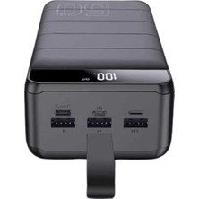 TKÇ Powerbank Çoklu Şarj Girişi 50.000 Mah Taşınabilir Dijital Göstergeli