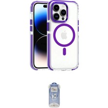 Elektronikçim Ieg™ iPhone 15 Pro Max Kılıf Kozmos Doku Koleksiyonu - Siyah Joko Magic 5d Cam ELK-34863