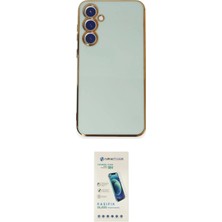 Elektronikçim Ieg™ Galaxy S23 Fe Kılıf Yankı Serisi - Şeffaf Pasifik Cam Ekran Koruyucu ELK-34863