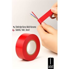 Eilo Luxe Kırmızı Elektrik  Bandı – Yüksek Yalıtım Gücü Kablo Sabitleme ve Elektrik Ko - AA002C-68DBX