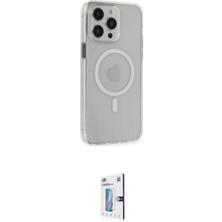 Elektronikçim Ieg™ iPhone 15 Pro Max Kılıf Kıvılcım Asil Özel Seri - Siyah Bilvis 0.18MM Plus Cam Ekran Ko