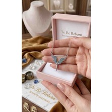 To Be Reborn Çelik Zirkon Taşlı Anka Kuşu Kolye