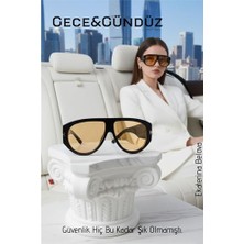 Eilo Luxe Premium Gece ve Gündüz Görüş Kadın Sürüş Gözlüğü - Anti-Refle Lüks Tas - AA002C-68D28