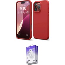 Elektronikçim Ieg™ iPhone 16 Pro Kılıf Kozmos Yansıma Özel Seri - Siyah Bilvis 5in1 3D Magic Cam Ekran Koruy
