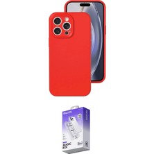 Elektronikçim Ieg™ iPhone 16 Pro Kılıf Ahenk Serisi - Siyah Bilvis 5in1 3D Magic Cam Ekran Koruyucu ELK-34863