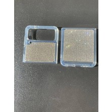 Case Collection Samsung Galaxy Z Filip 3 Uyumlu Diamonds Taşlı Kılıf